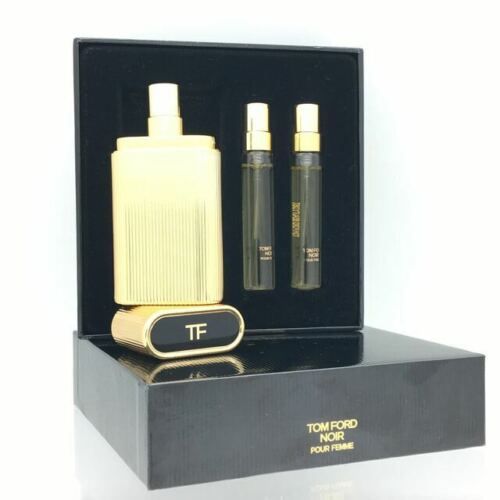 Tom Ford Noir Pour Femme Women 3 Pcs Gift Set Perfume Atomizer-New In Box