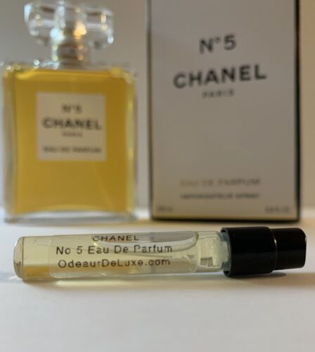 CHANEL NO 5 Eau De Parfum 1.5ML Travel Sample Size EDP LUXURY PERFUME FREE SHIP